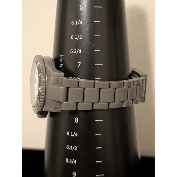 Invicta Angel Lady Swiss Quartz 30 M Water Resistant Model 1213 Dark Gray Watch - Picture 11 of 12